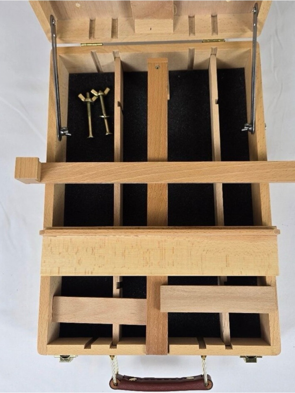 Solid wood  destop easel  Natural never used
